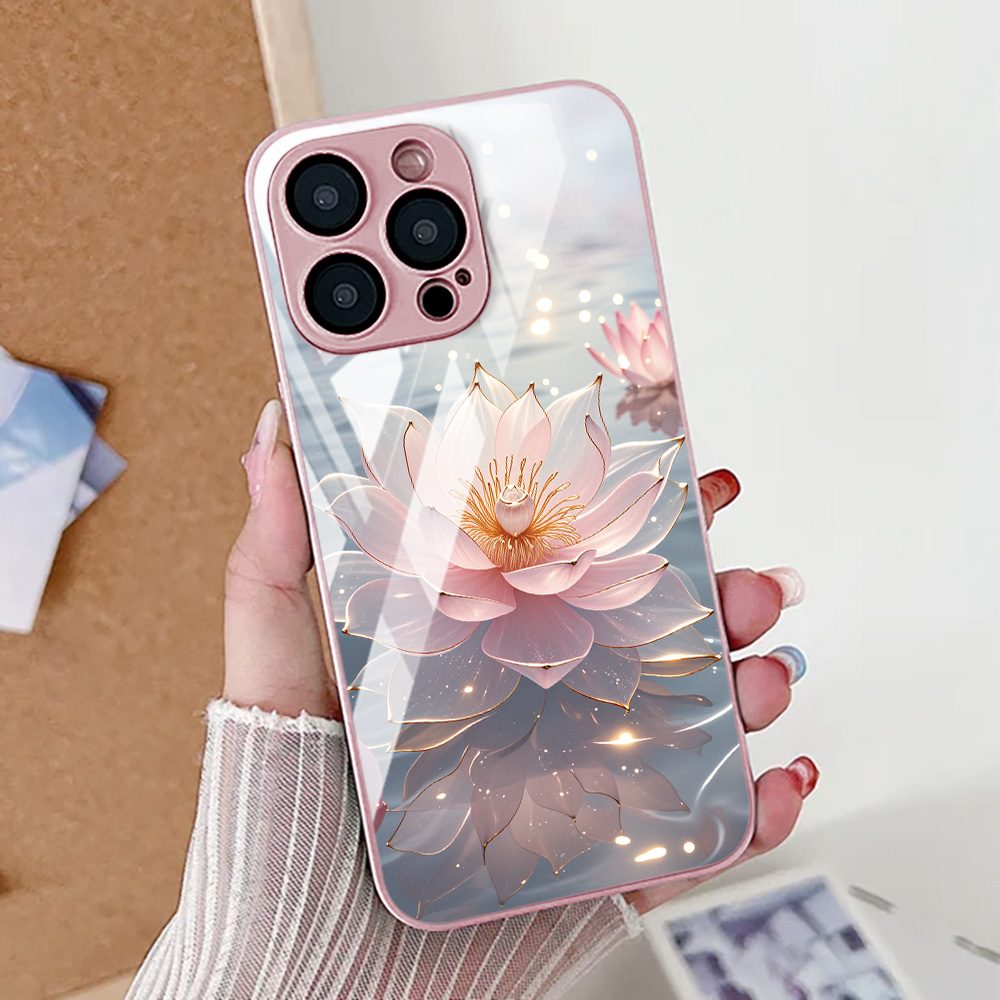 Lotus Flower Phone Case For iP - Screen Protectors ulasan dan harga