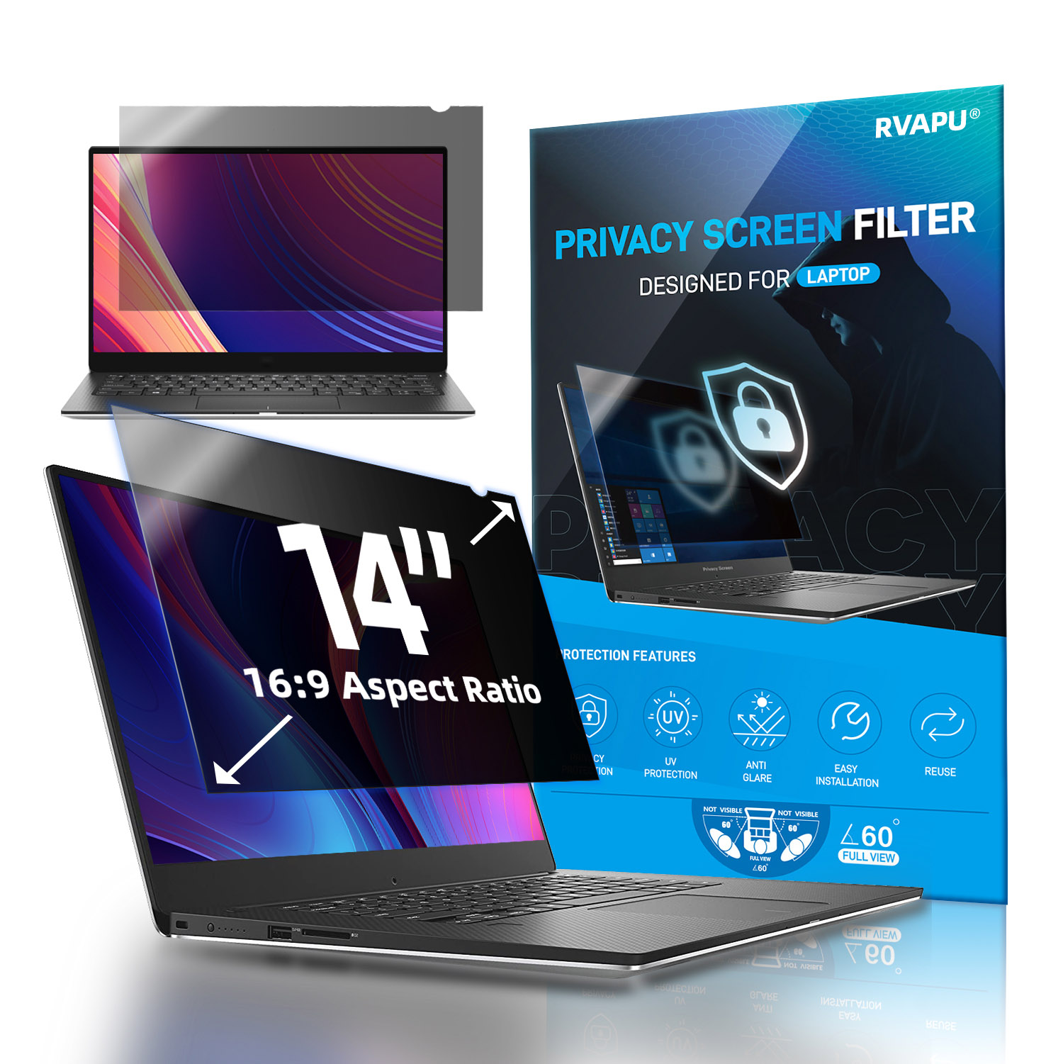 For Laptop 14 inch Privacy Ant - Matte Anti Glare Screen Protector ulasan dan harga